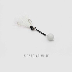 .5 oz Polar White Nekid Ball Jigz