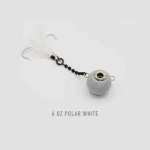 6 oz Polar White Nekid Ball Jigz