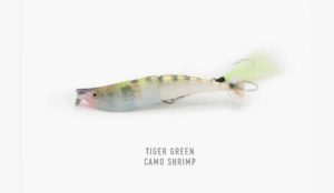 Green Camo Tiger Shrimp Twitching Lure