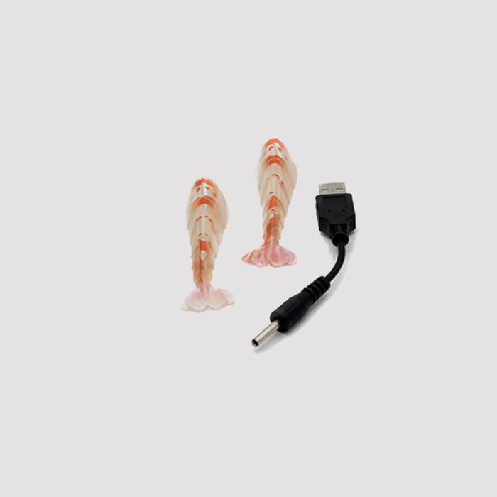 Twitching Lure Shrimp Pink Spicy USB Accessories